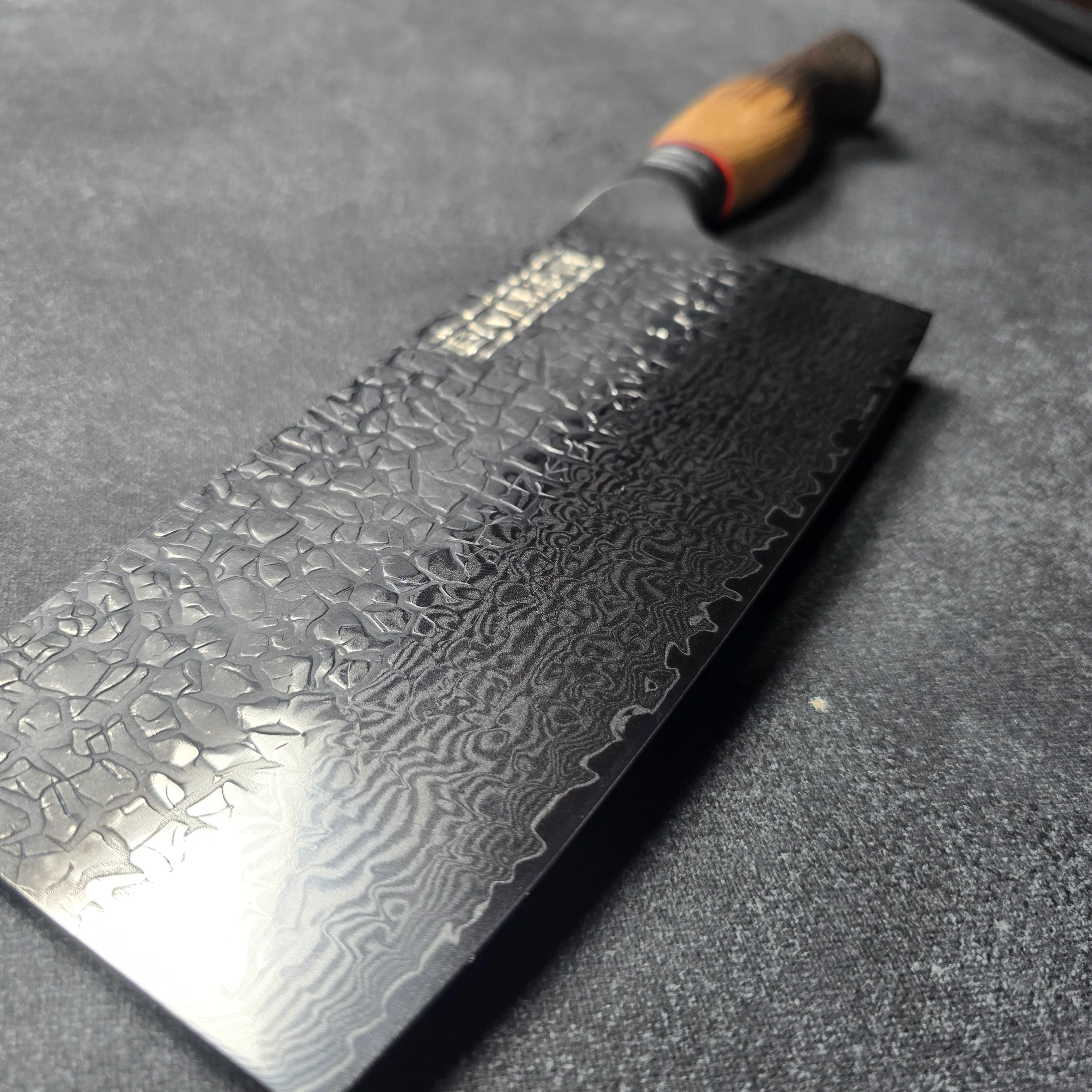 ASKA! CUCHILLO DE CHEF ORIENTAL STONEWASH Y DAMASCO 8" - Image 7