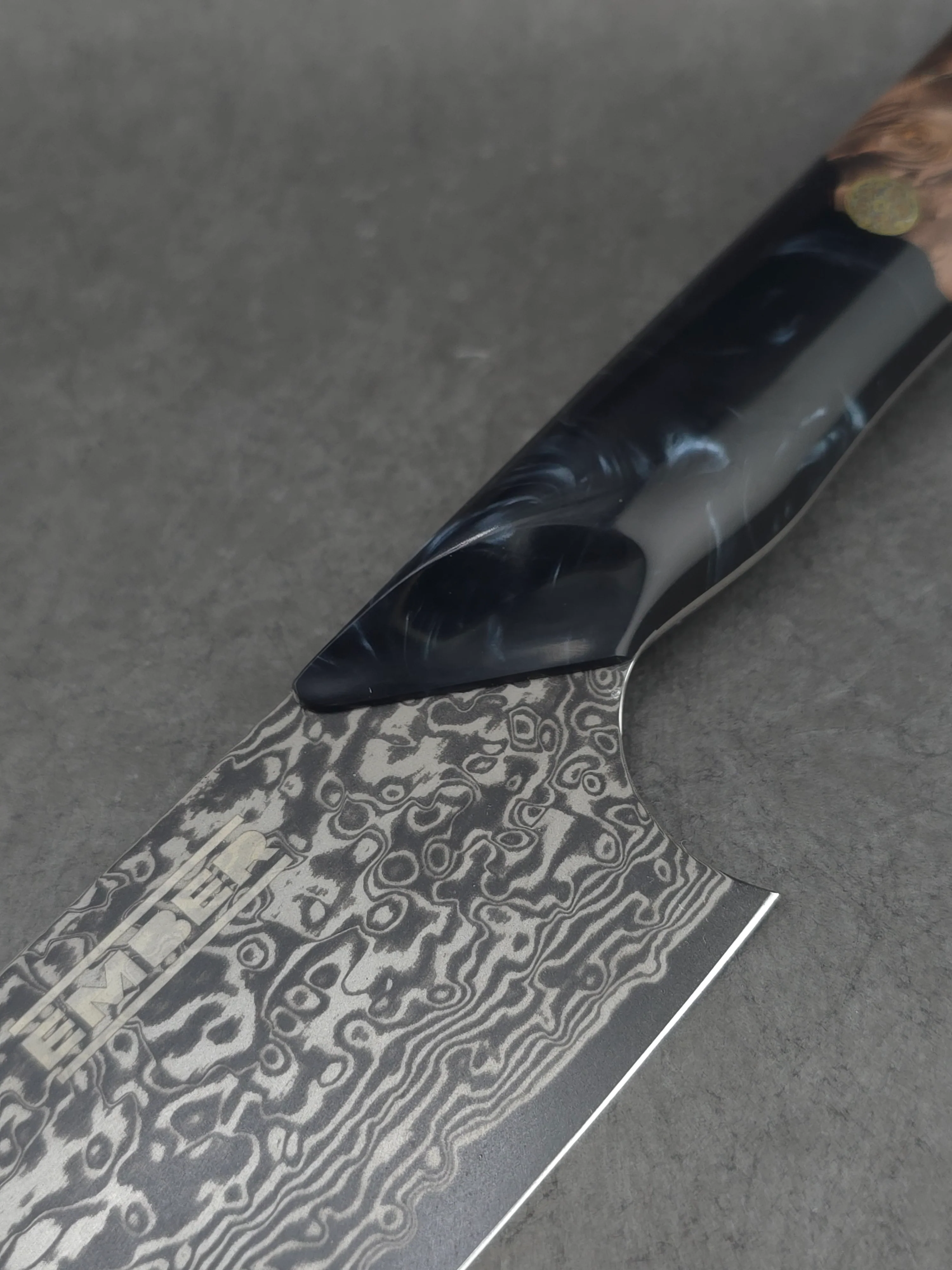 DASTAN CUCHILLO DE CHEF 8" Acero de Damasco recubrimiento DLC - Image 10