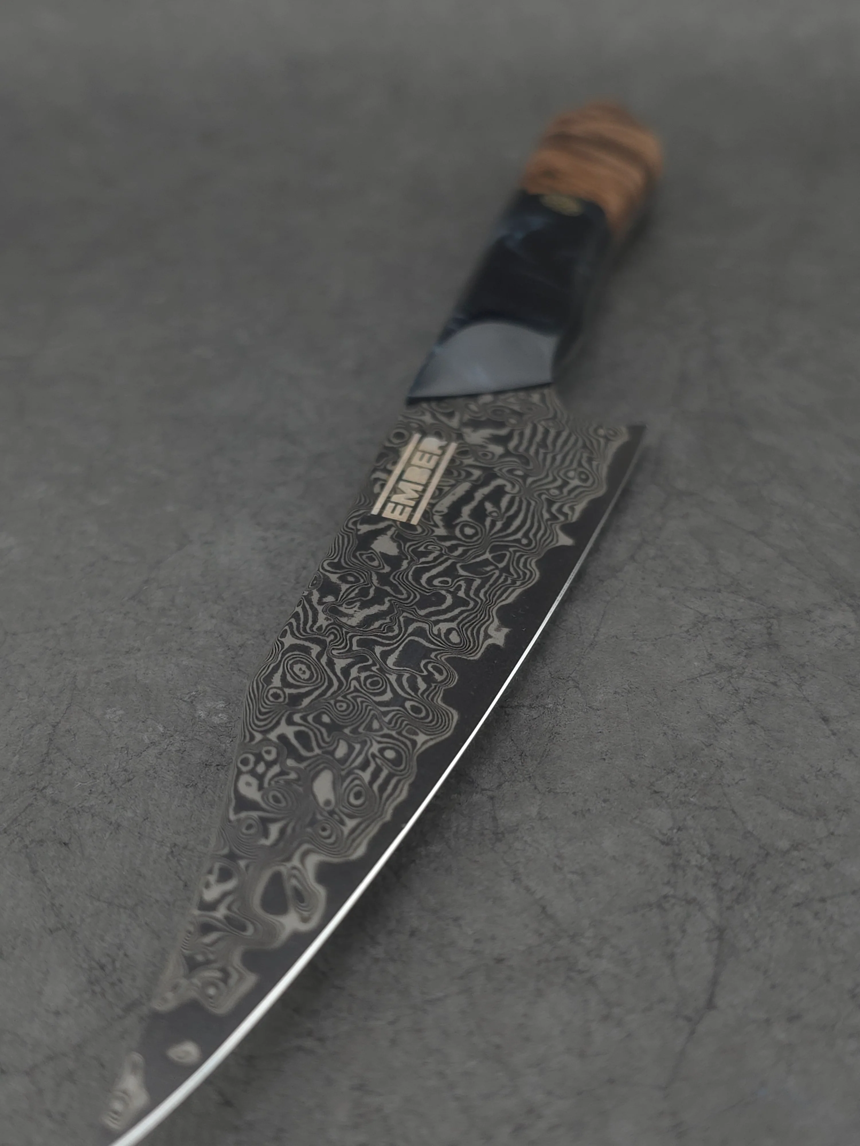 DASTAN UTILITARIO 6" Acero de Damasco recubrimiento DLC - Image 3