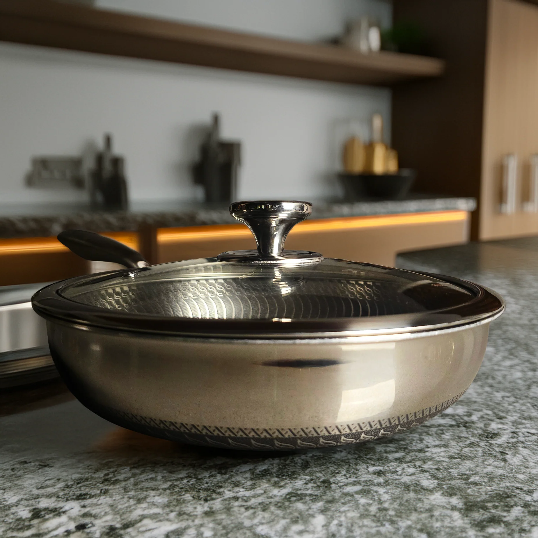 SARTEN HIBRIDO TRI-PLY 28CM CON TAPA! - Image 3