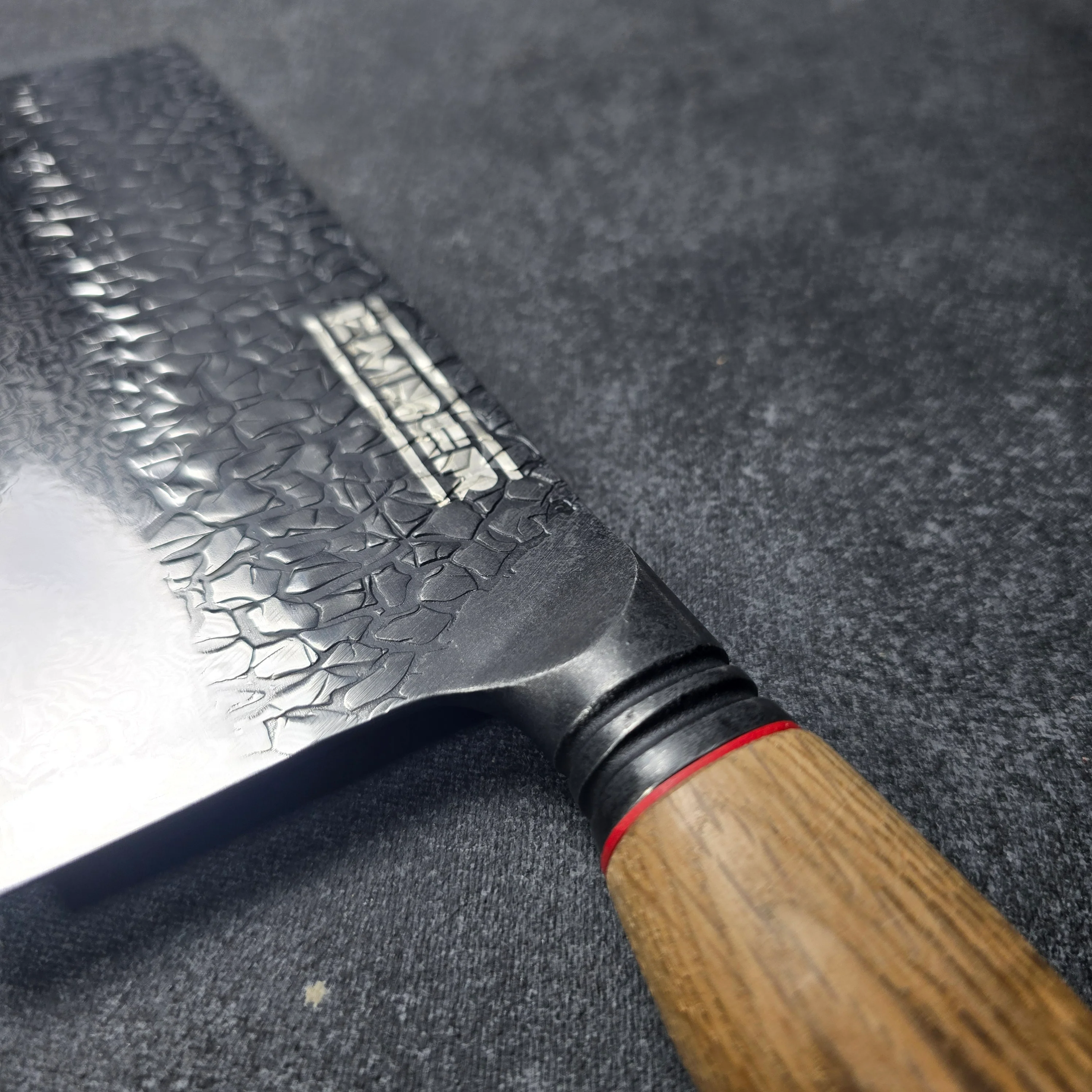 ASKA! CUCHILLO DE CHEF ORIENTAL STONEWASH Y DAMASCO 8" - Image 3